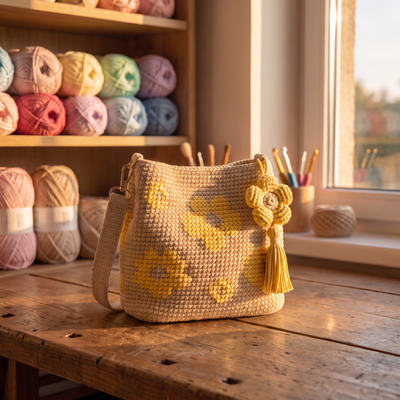 Le sac fait-main de PapyCrochet