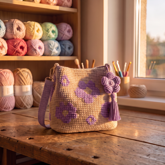 Le sac fait-main de PapyCrochet