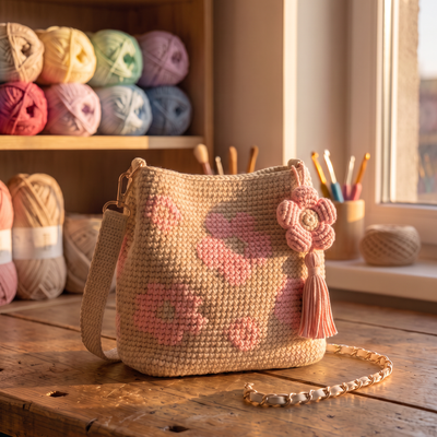 Le sac fait-main de PapyCrochet