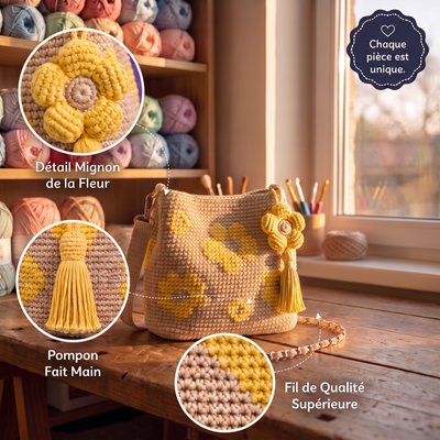 Le sac fait-main de PapyCrochet