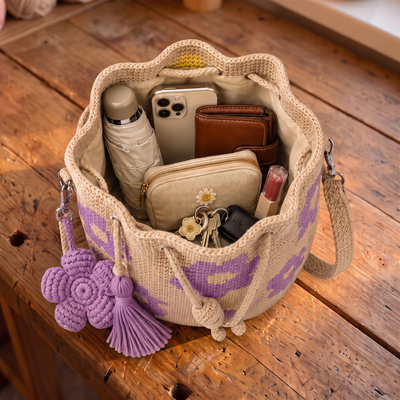 Le sac fait-main de PapyCrochet