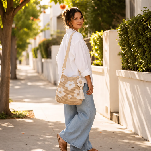 Le sac fait-main de PapyCrochet